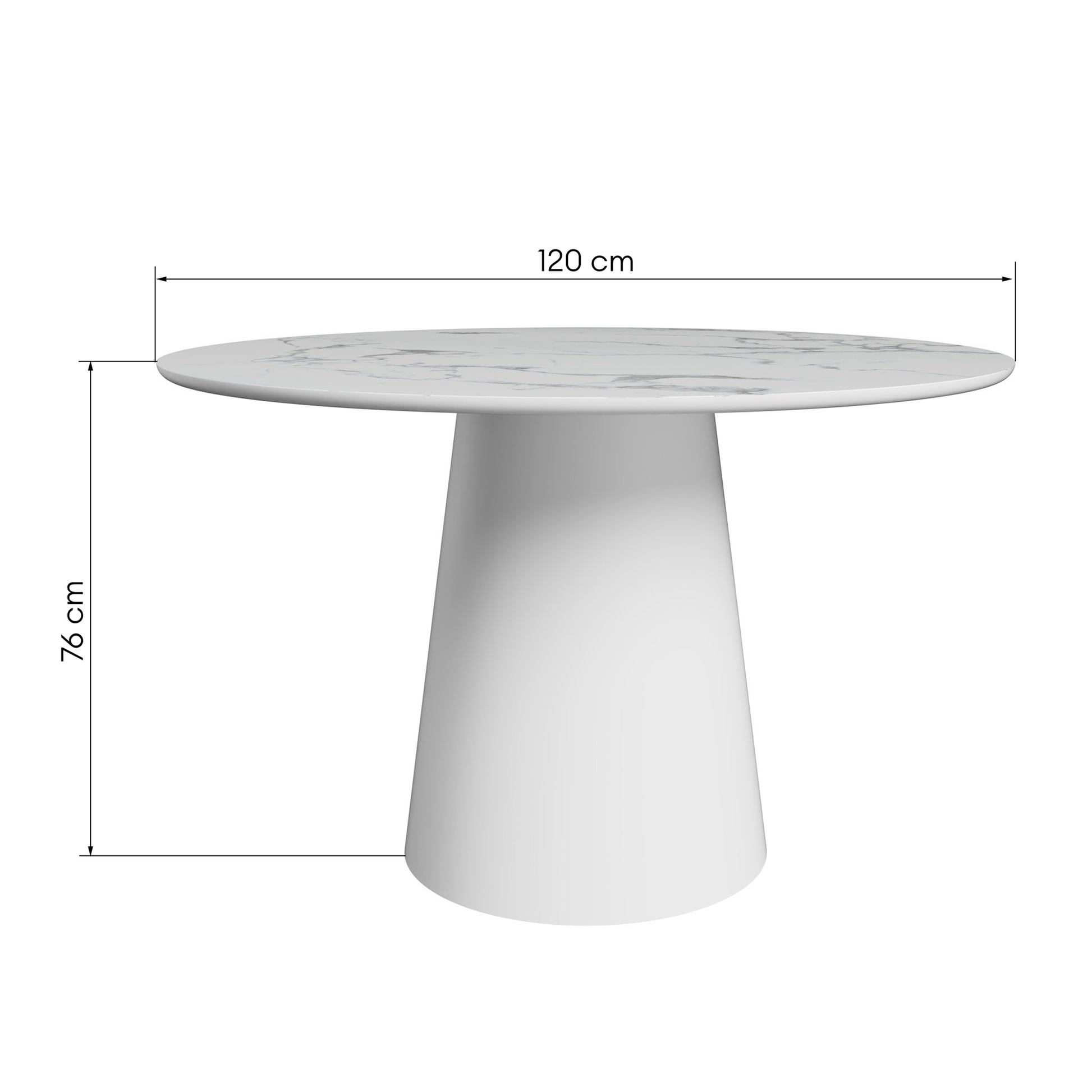 Stalas SUNA Apvalus 120 cm