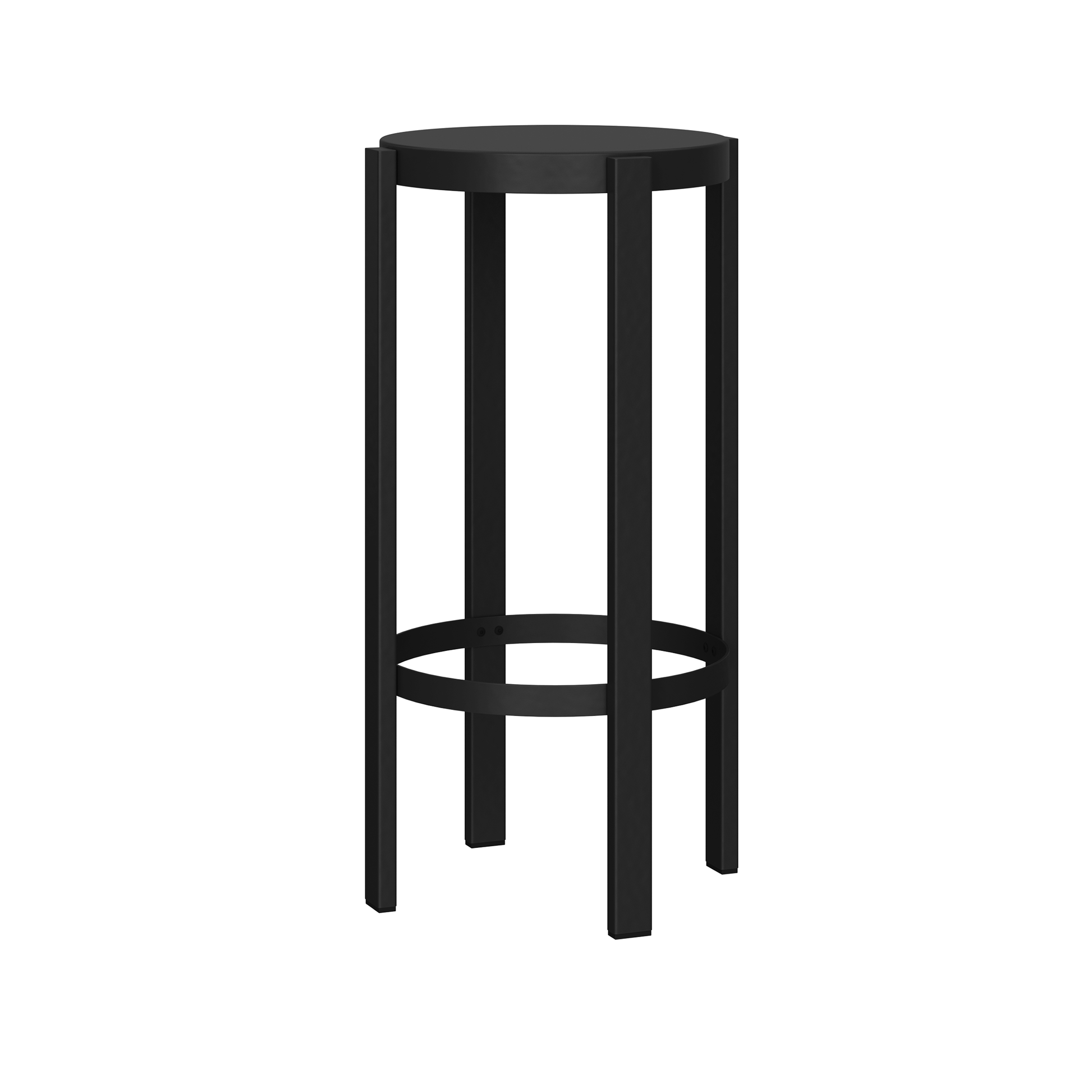 Juoda metalinė pusbario kėdė Doon | decorada.lt