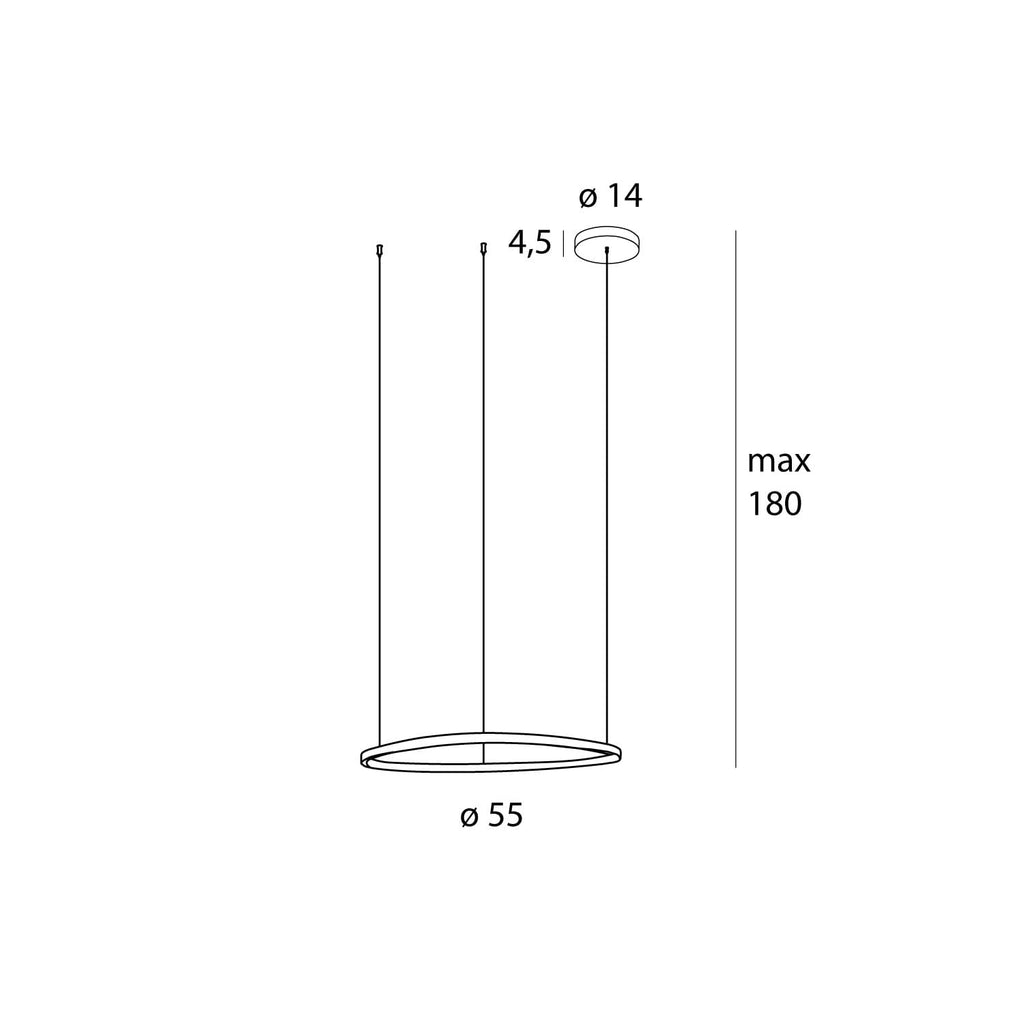 MAXLIGHT CAYENNE P0605D pakabinamas šviestuvas