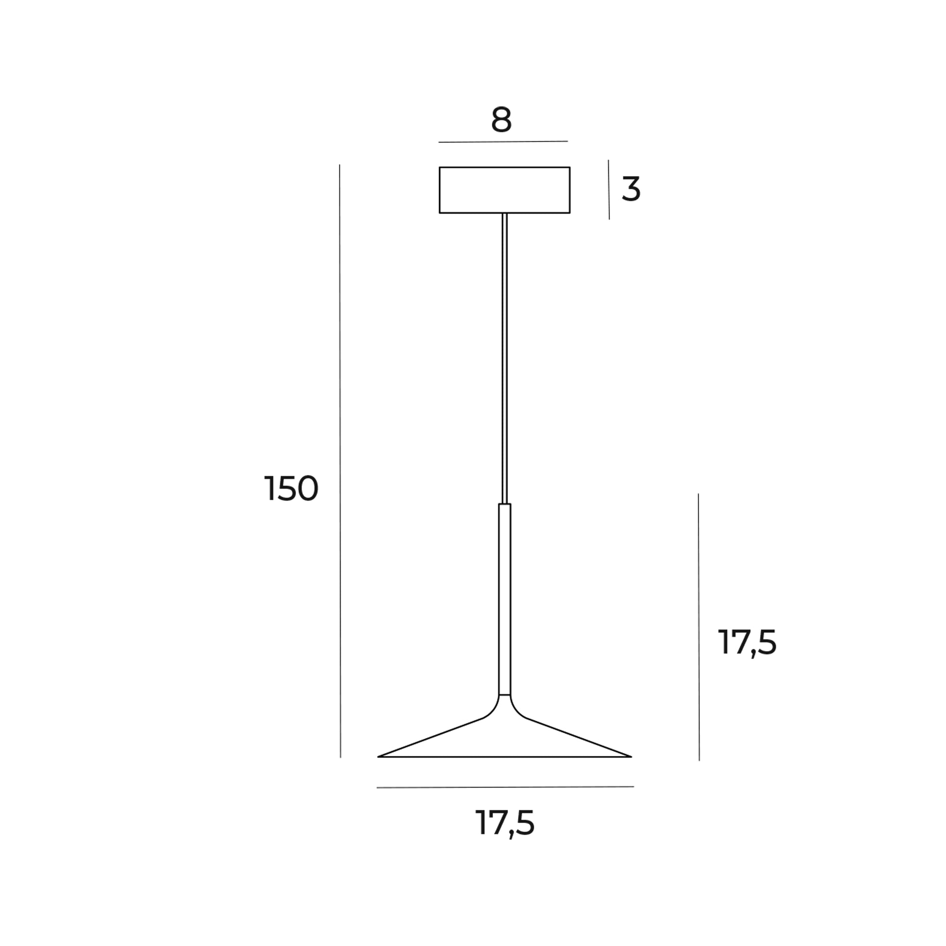 MAXLIGHT HANA pakabinamas šviestuvas