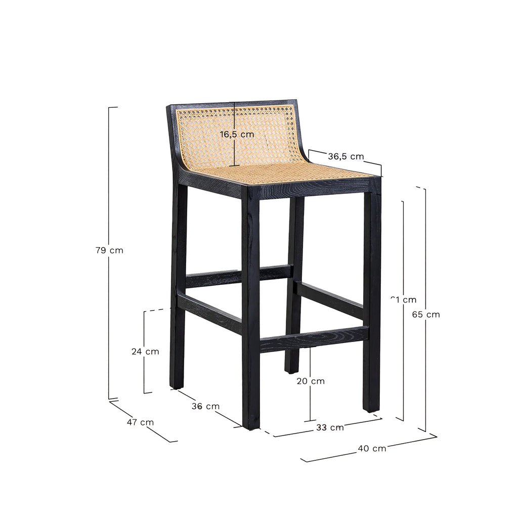 Pusbario kėdė MEKKI 65 cm