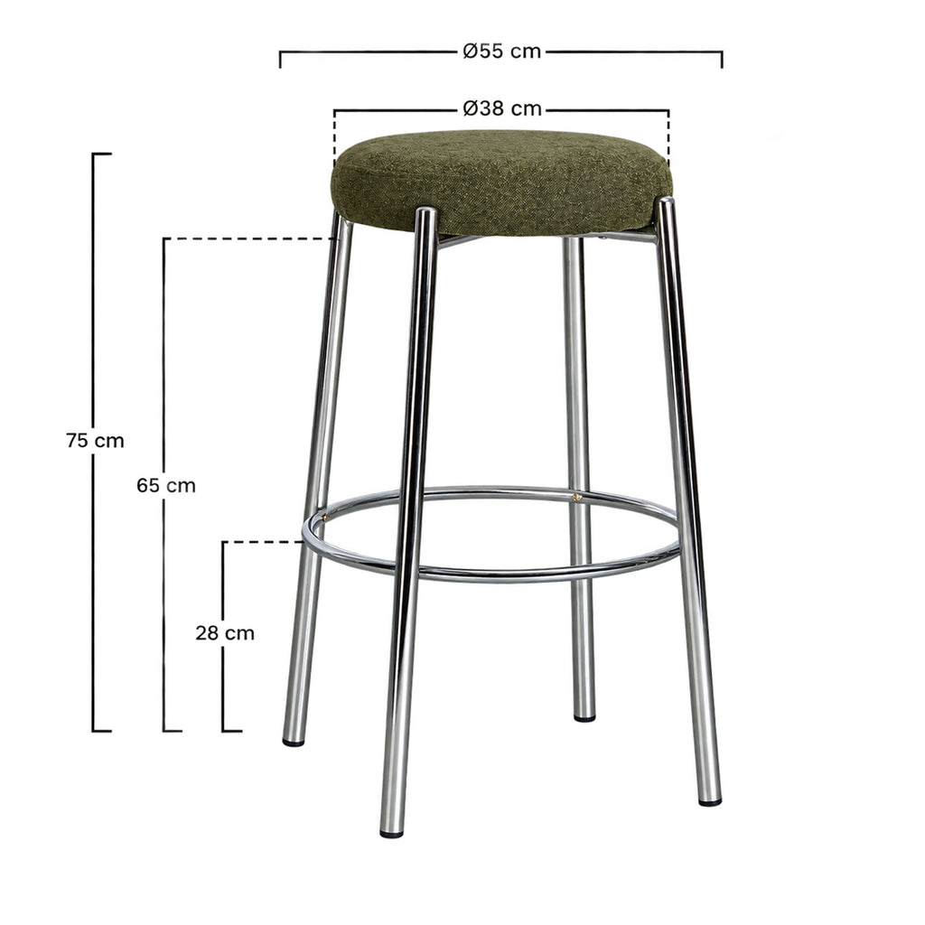 Pusbario kėdė ZEN 65 cm | 75 cm