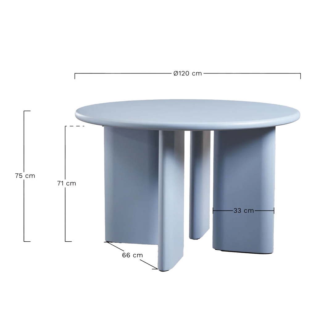 Stalas MALVINA Ø 120 cm