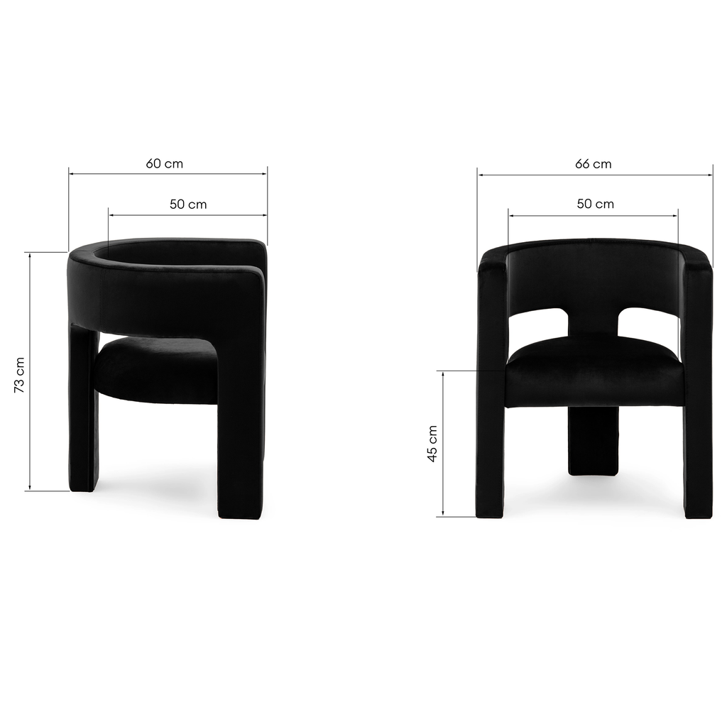 Fotelis ALPAKA Veliūras