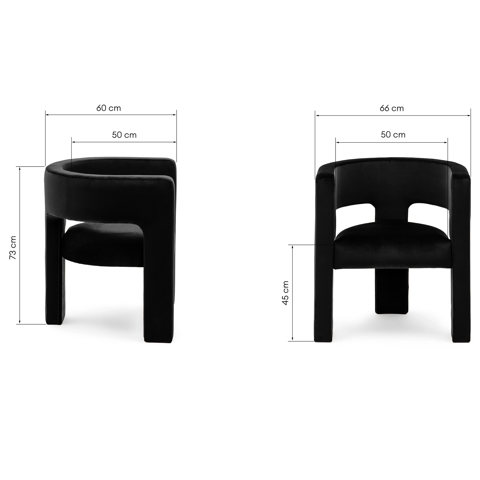 Fotelis ALPAKA Veliūras