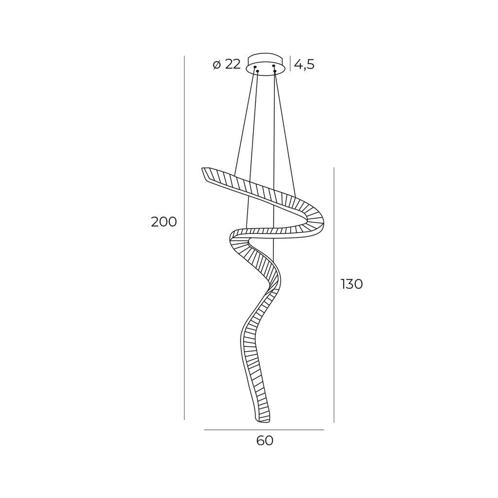 MAXLIGHT CHARME P0477 pakabinamas šviestuvas
