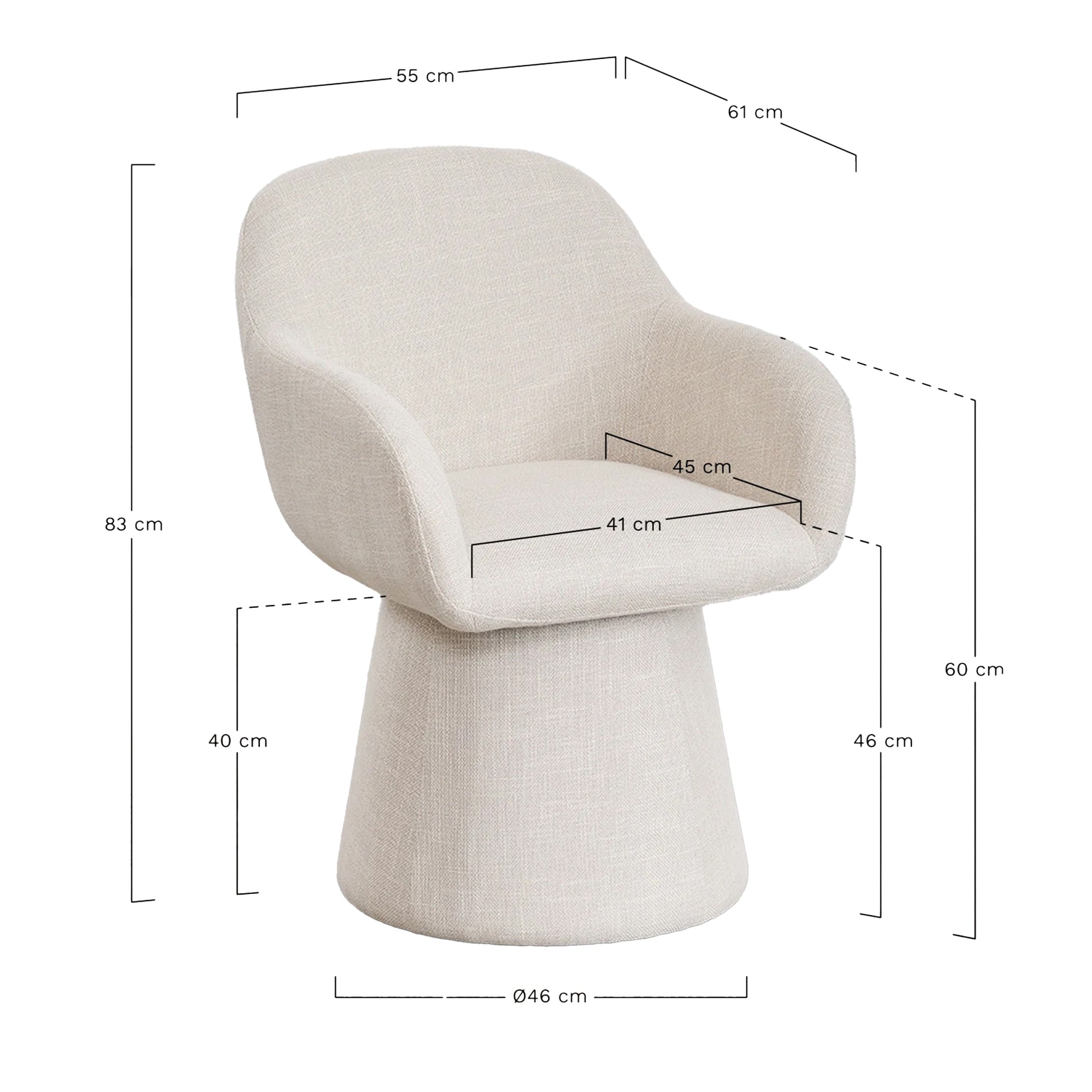 Valgomojo kėdė CIRA