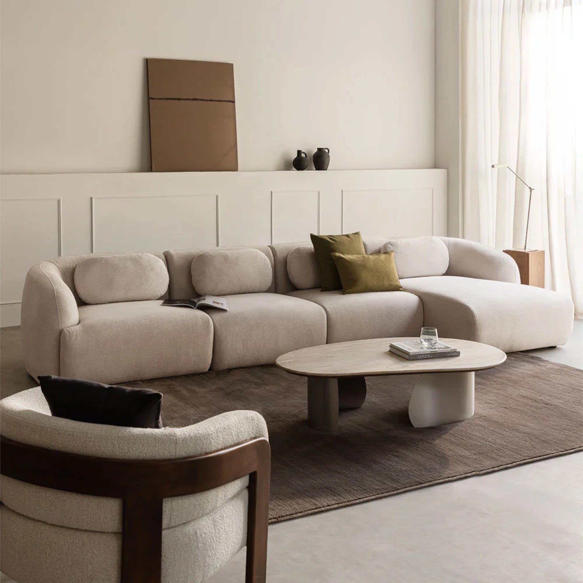 4 vietų Modulinė Sofa COSETTI 356 cm