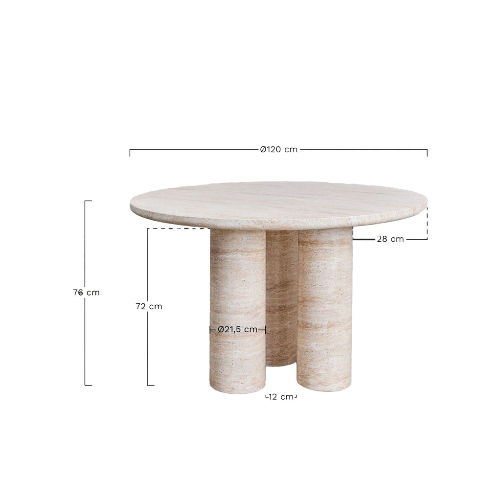 Stalas DESSO  Ø 120 cm