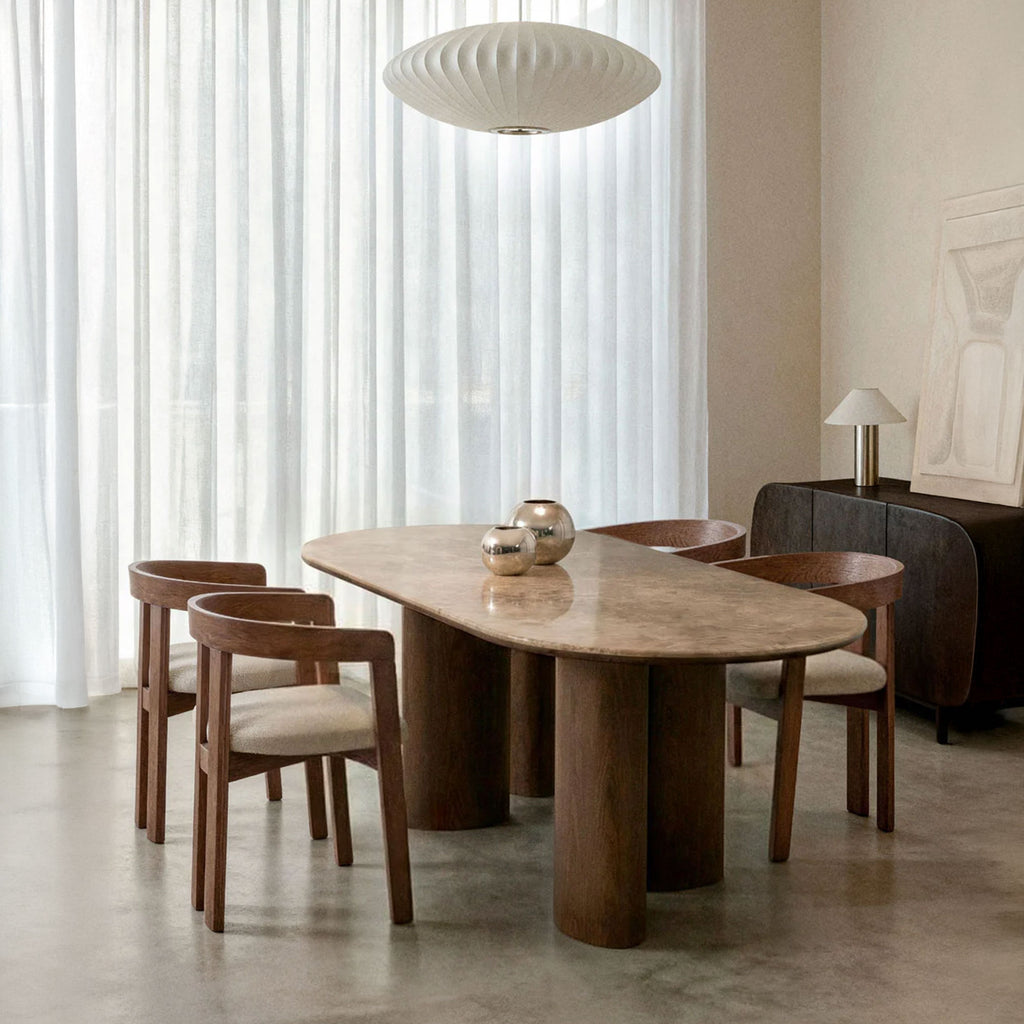Stalas DIANA oval 220x100 cm