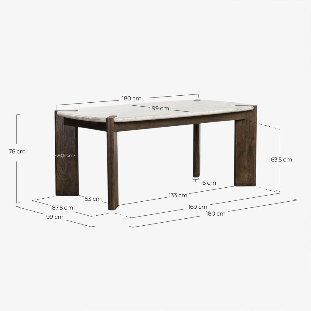 Stalas EDGAR 180x99 cm