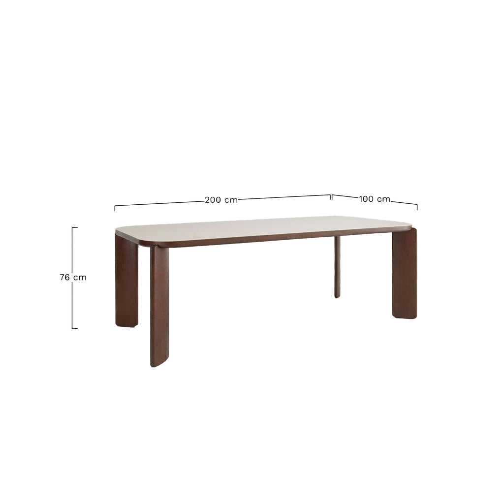 Stalas EILA 200x100 cm