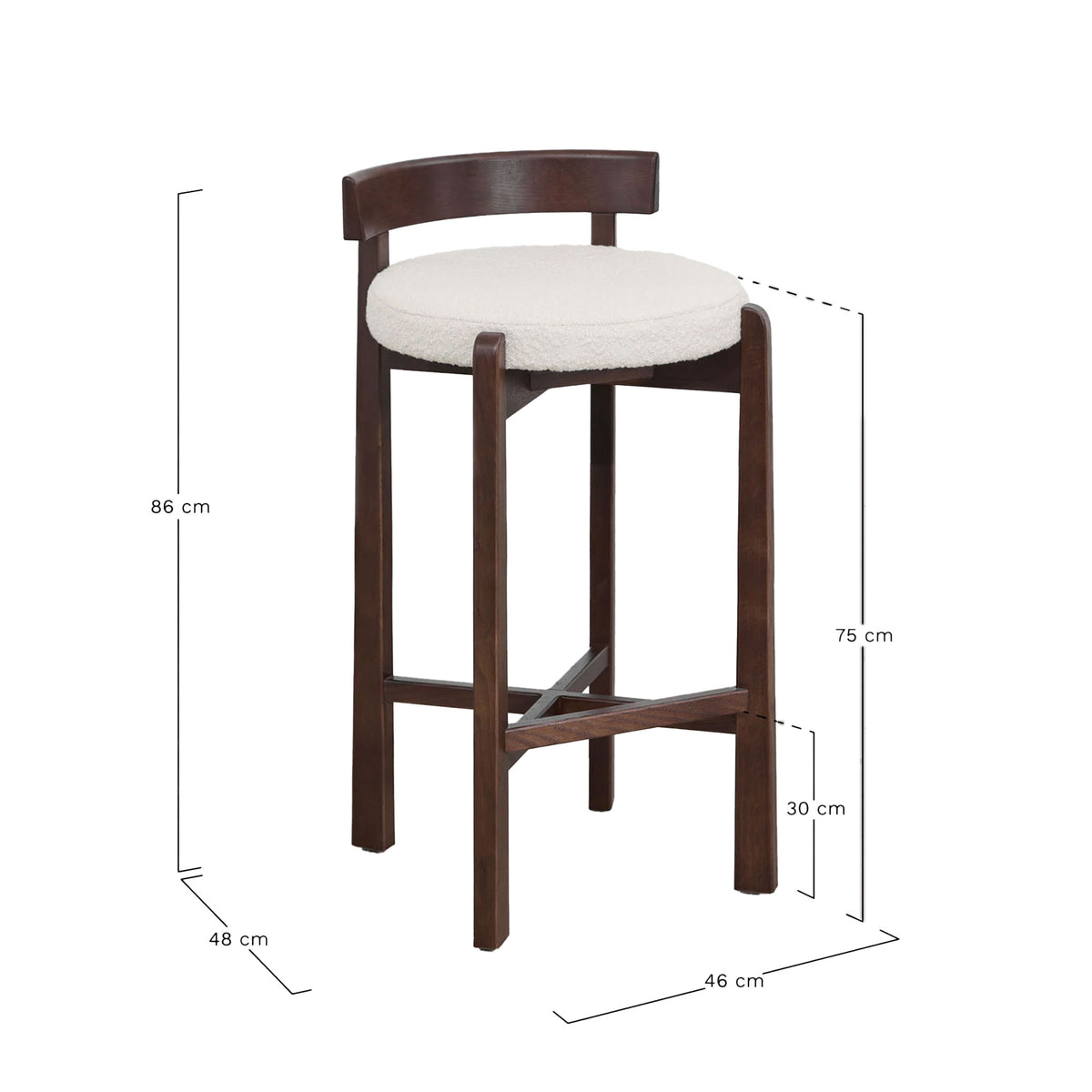 Baro kėdė ELOS 65 cm | 75 cm