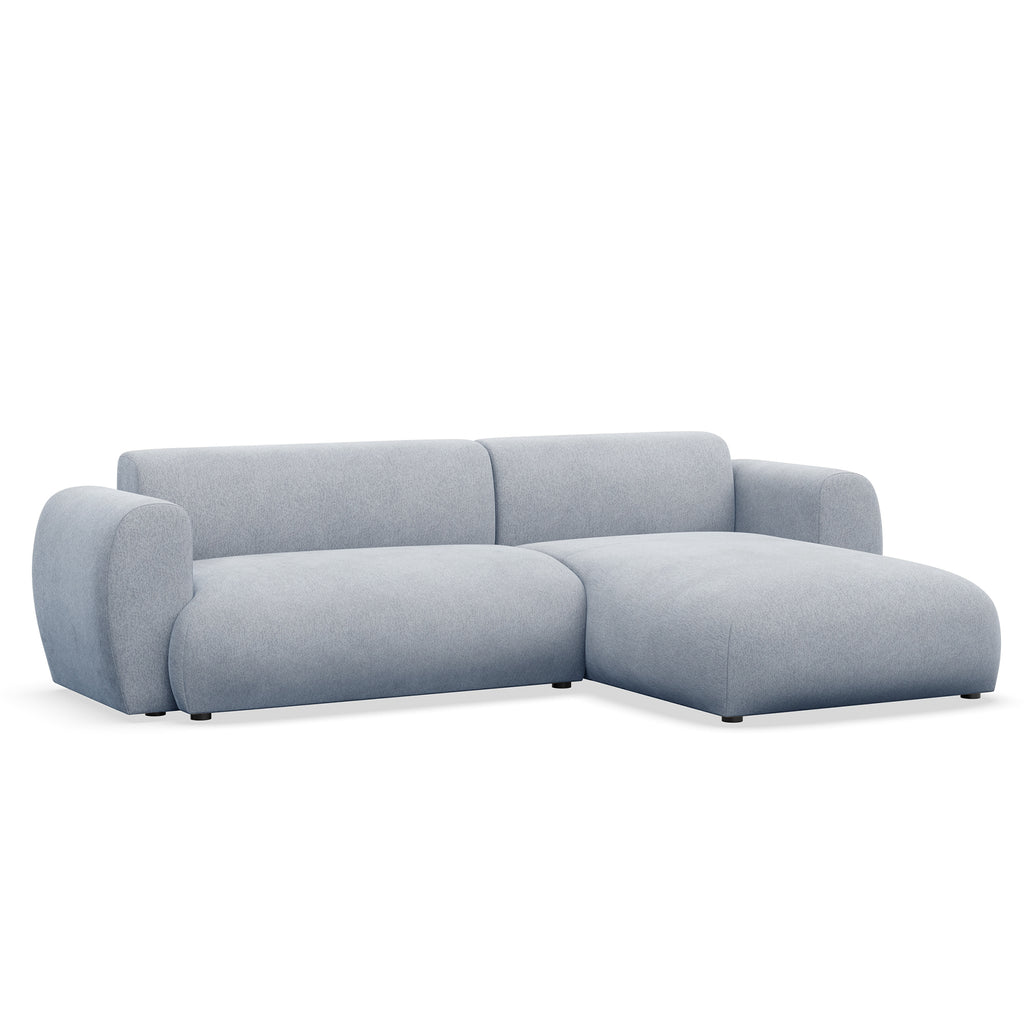 Kampinė miegamoji sofa EMA 262 cm