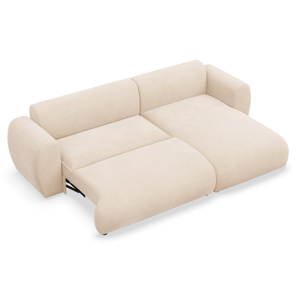 Kampinė miegamoji sofa EMA 262 cm