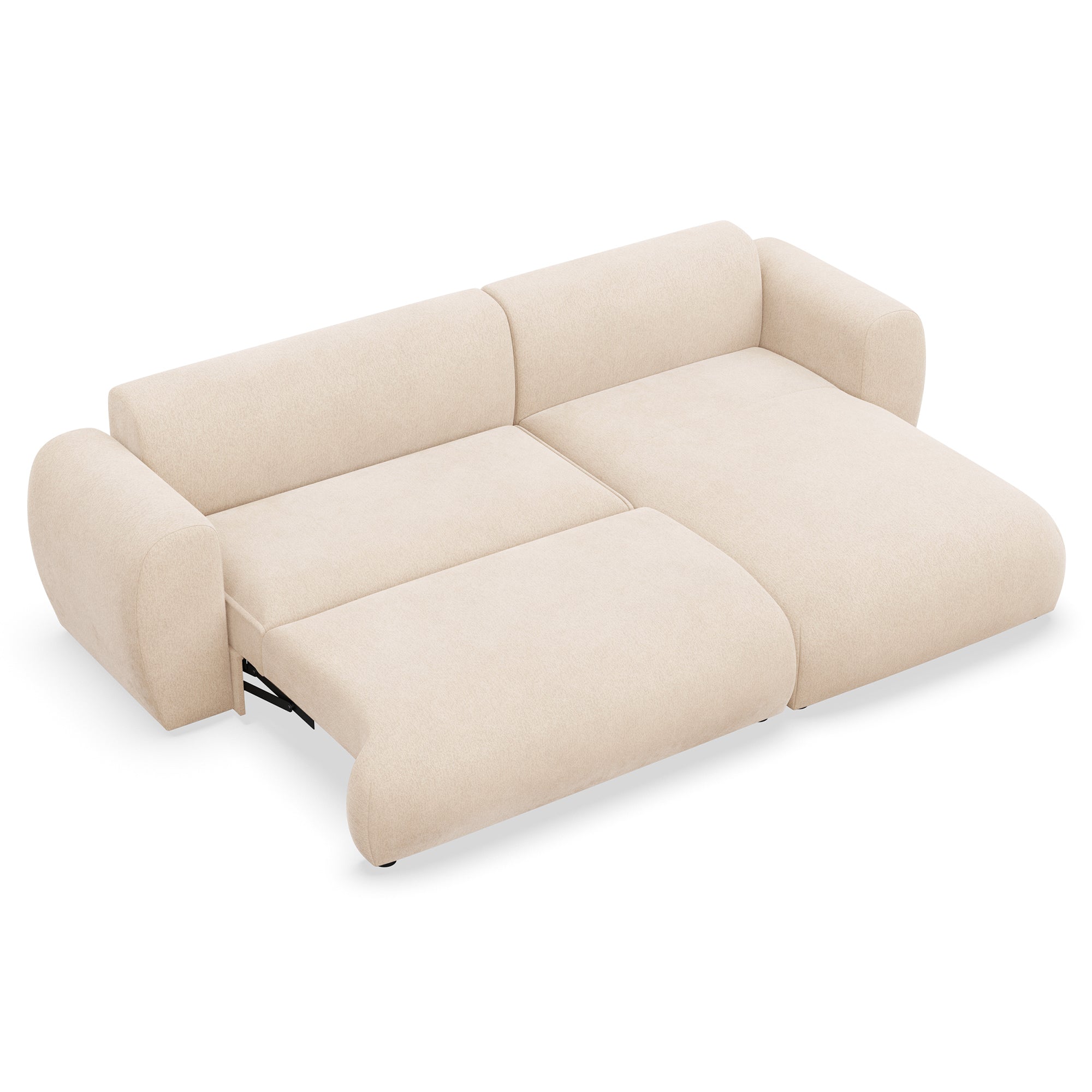 Kampinė miegamoji sofa EMA 262 cm