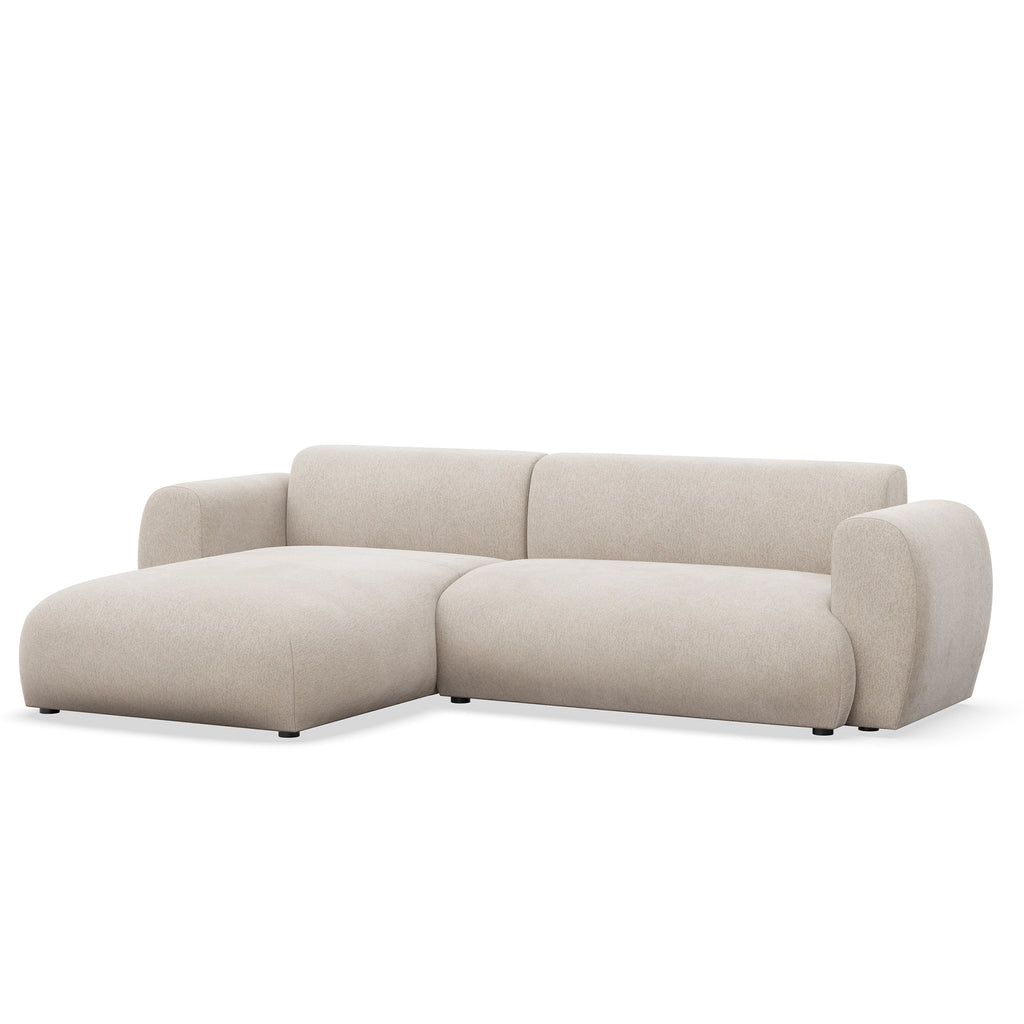 Kampinė miegamoji sofa EMA 262 cm