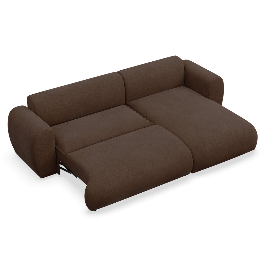 Kampinė miegamoji sofa EMA 262 cm