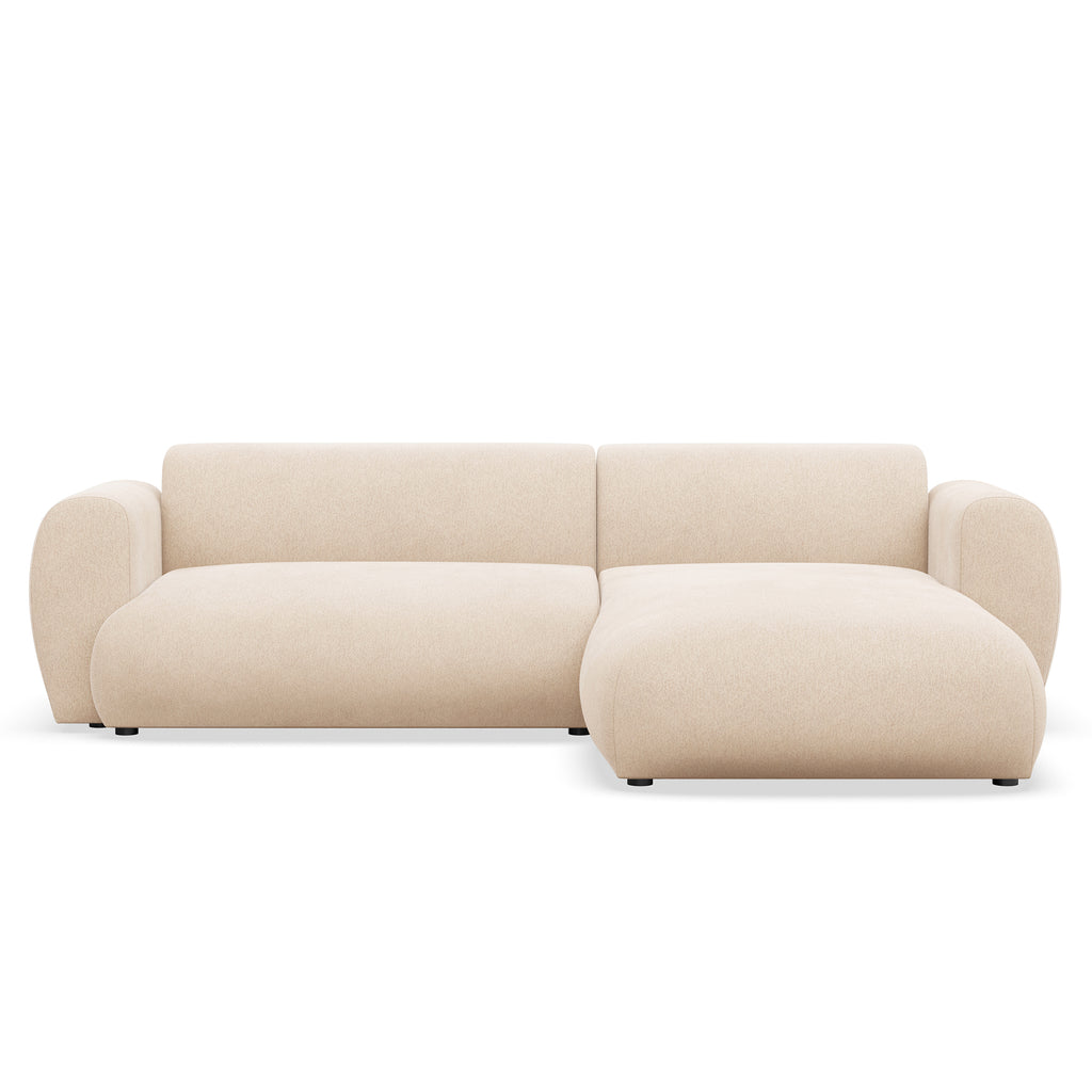 Kampinė miegamoji sofa EMA 262 cm