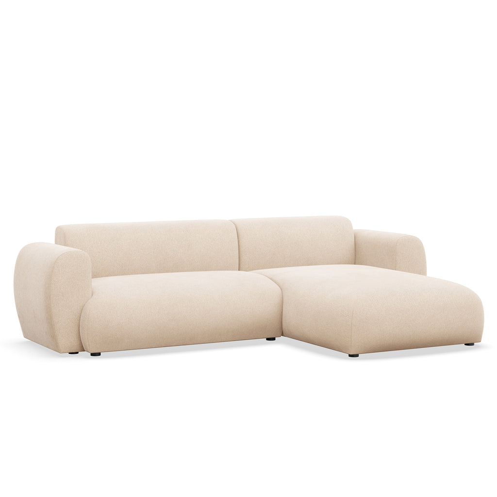 Kampinė miegamoji sofa EMA 262 cm