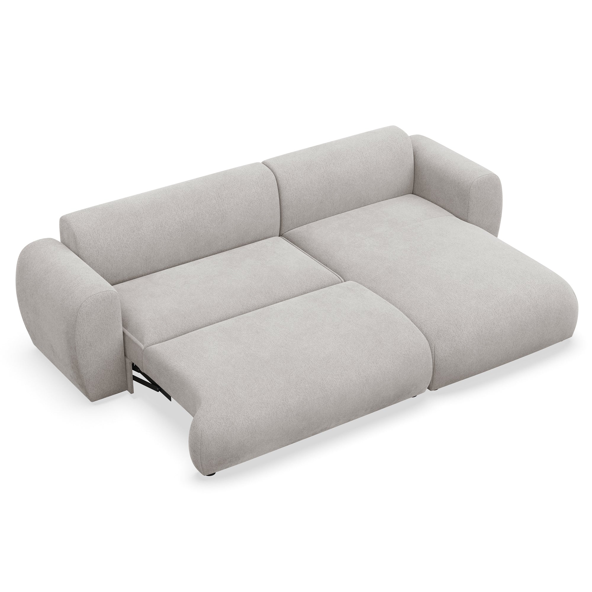 Kampinė miegamoji sofa EMA 262 cm