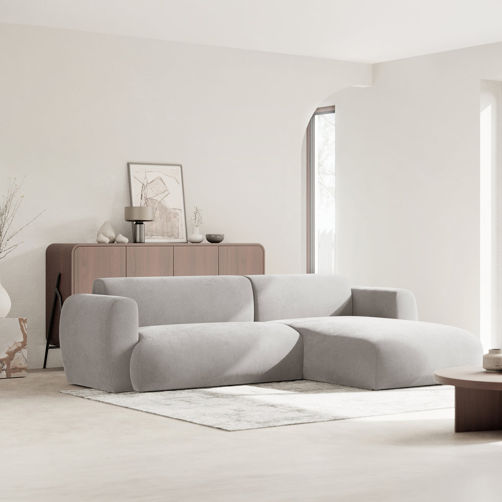 Kampinė miegamoji sofa EMA 262 cm