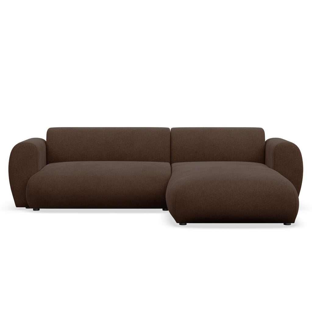 Kampinė miegamoji sofa EMA 262 cm