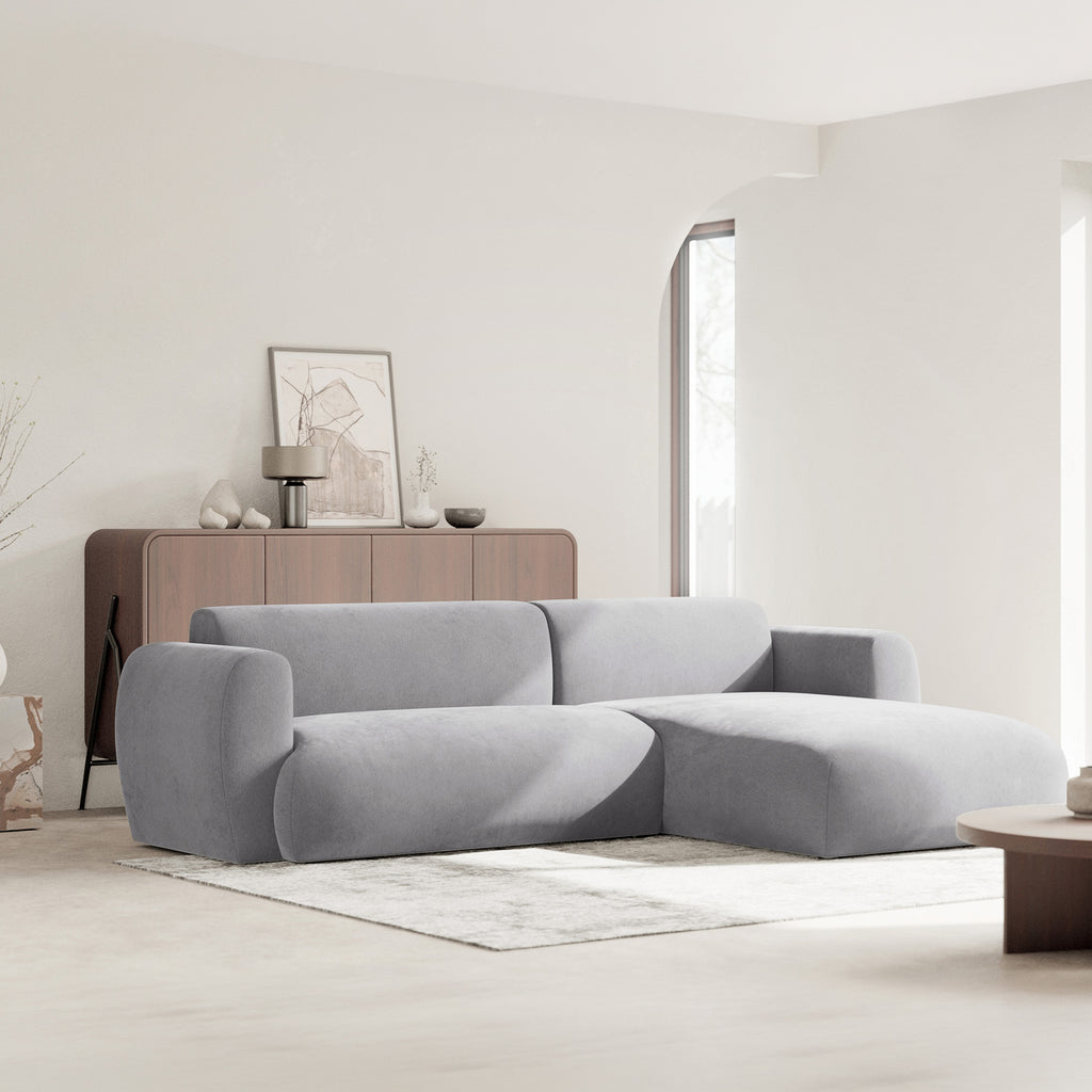 Kampinė miegamoji sofa EMA 262 cm