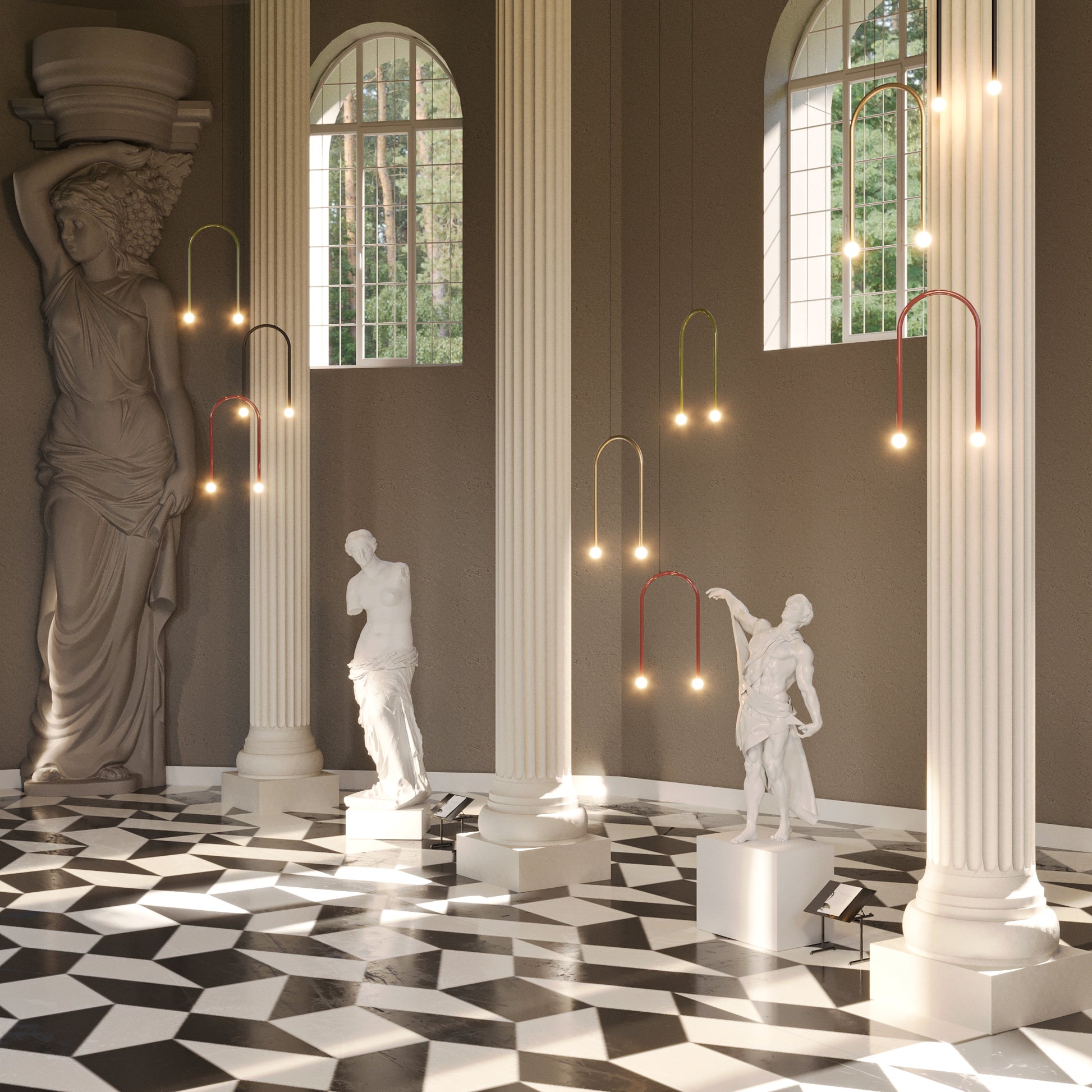 MAXLIGHT ENIGMA pakabinamas šviestuvas