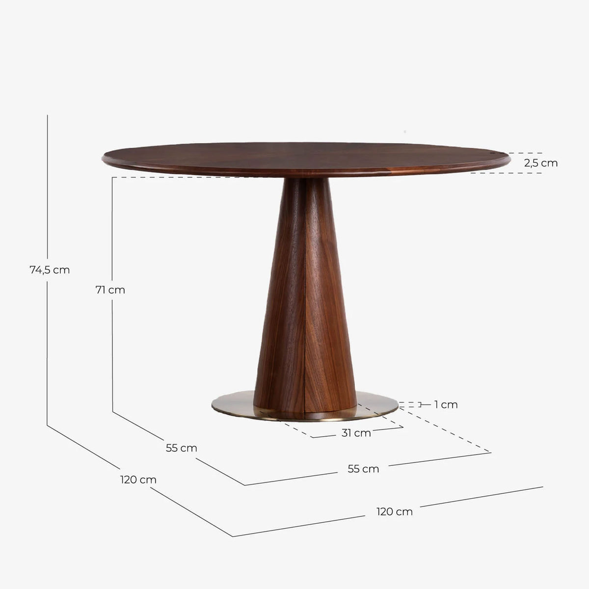 Stalas ERIO Ø 120 cm