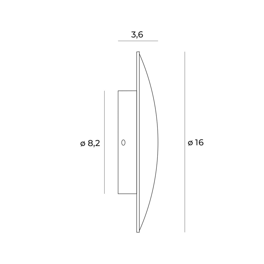 MAXLIGHT LUISANT W0310 sieninis šviestuvas