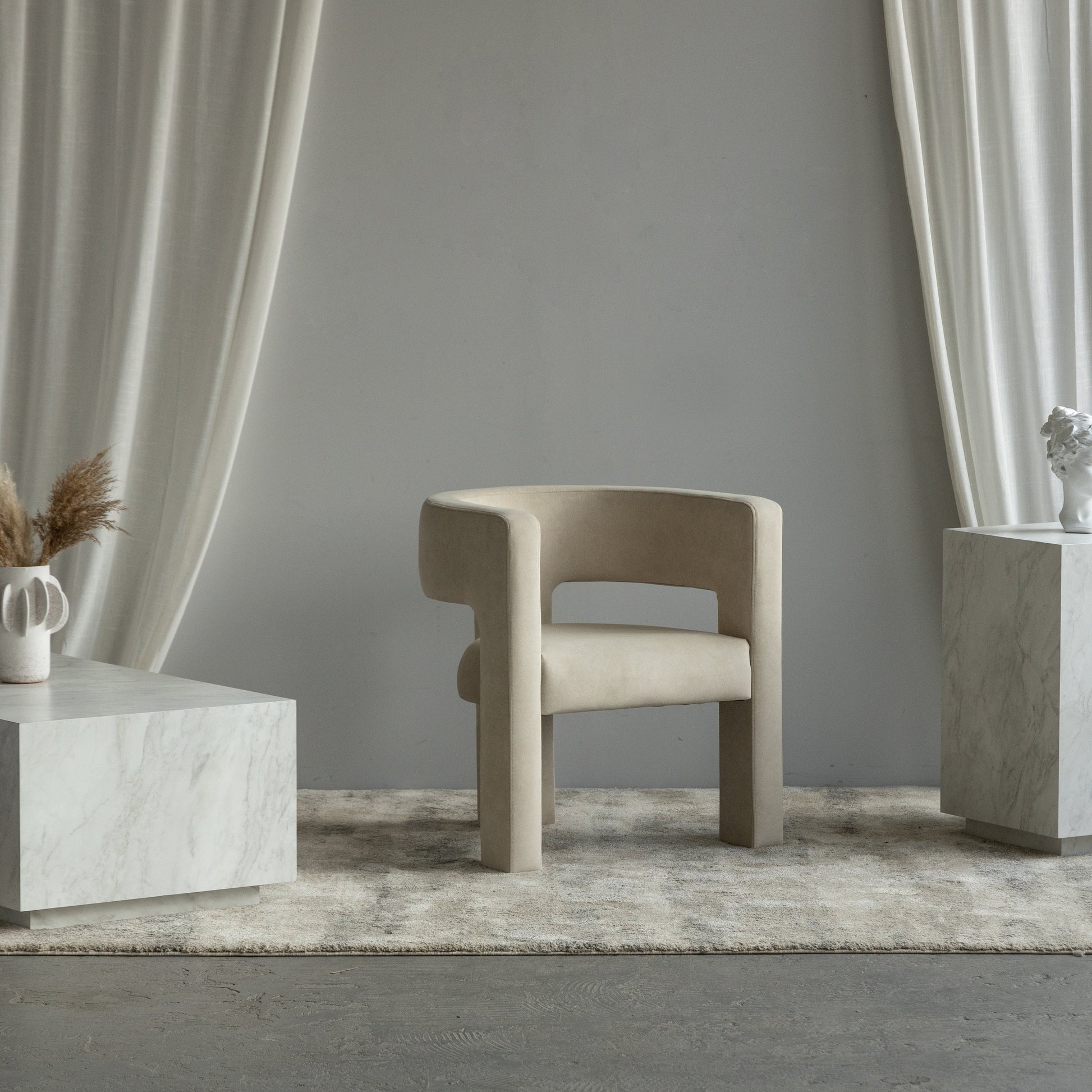 Fotelis ALPAKA Veliūras