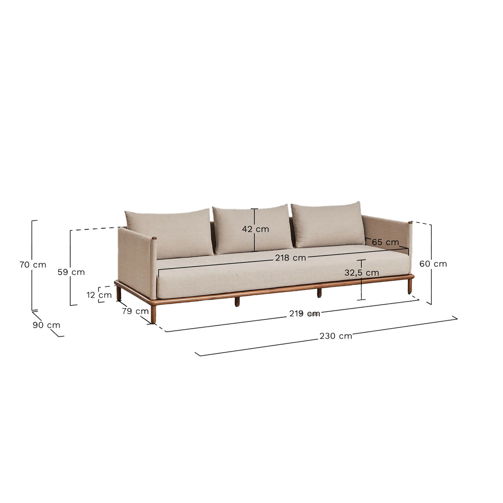 Sofa FRANCIS 230x90 cm