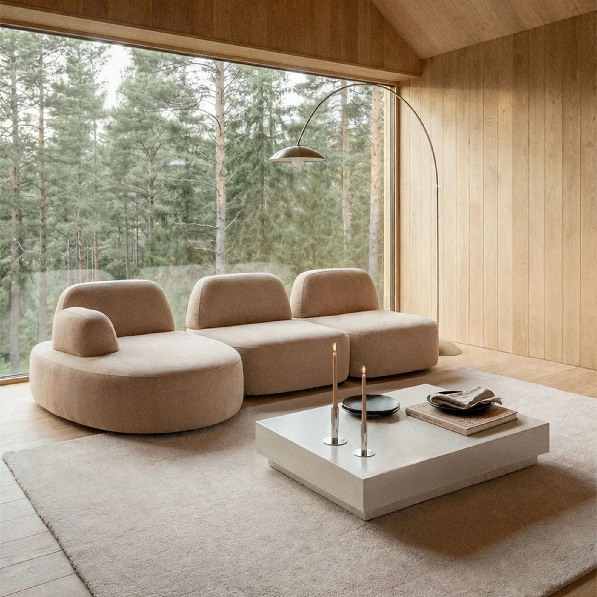 3 vietų Modulinė Sofa GIORO 305 cm