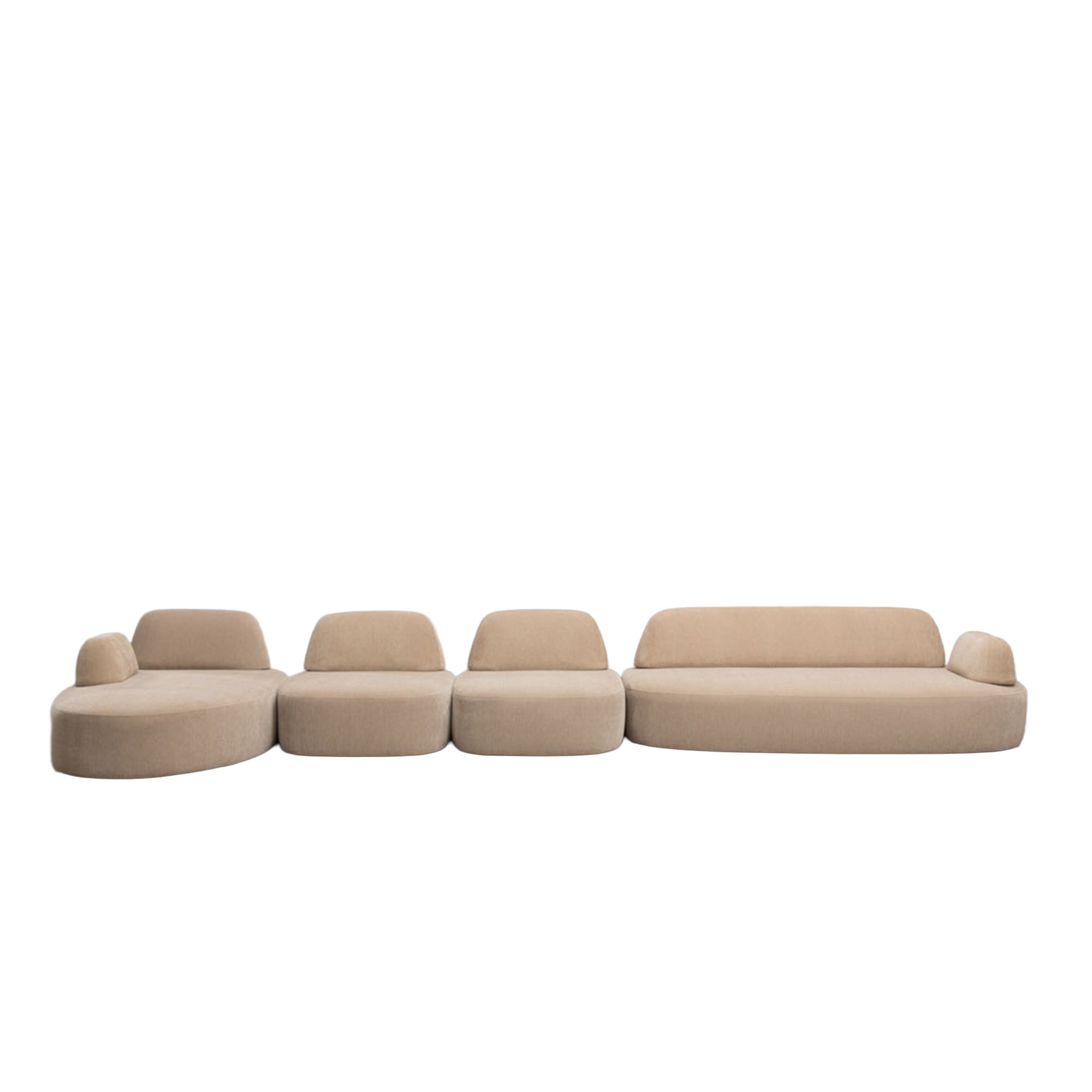 5 vietų Modulinė Sofa GIORO 525 cm