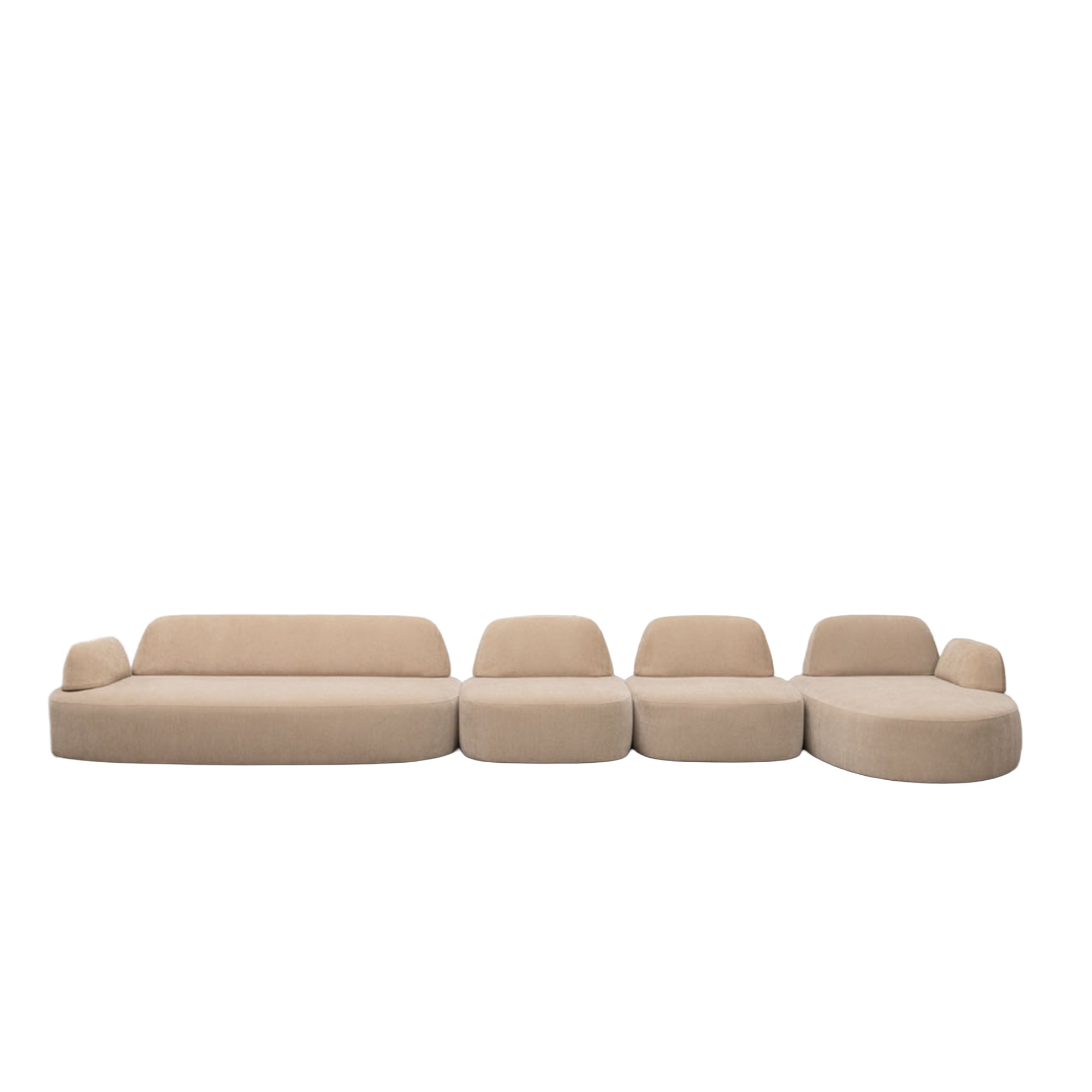 5 vietų Modulinė Sofa GIORO 525 cm