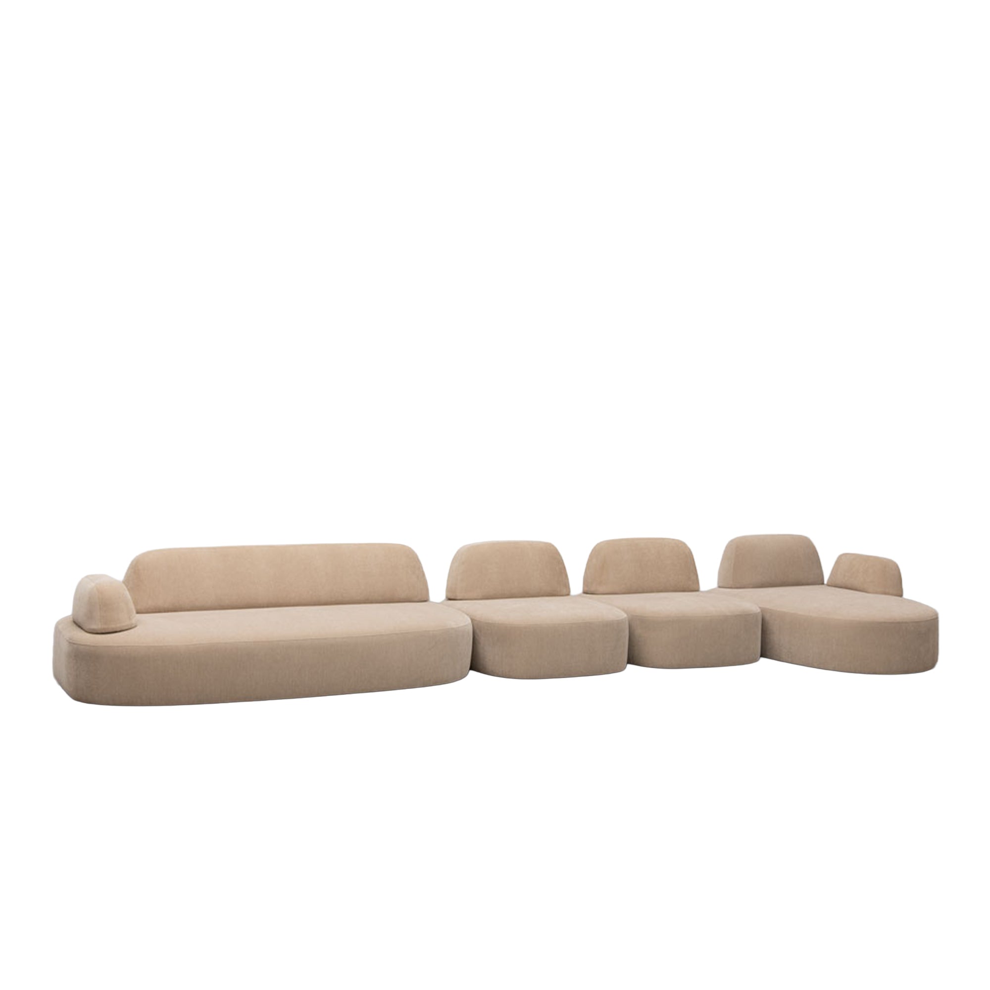 5 vietų Modulinė Sofa GIORO 525 cm