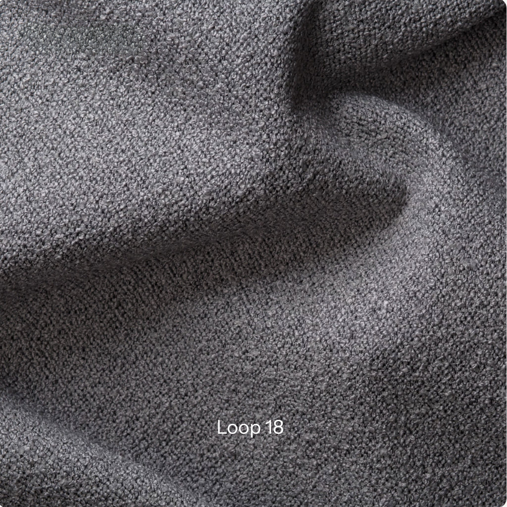 Kampinė miegamoji sofa DELINA Bouclé 275 cm