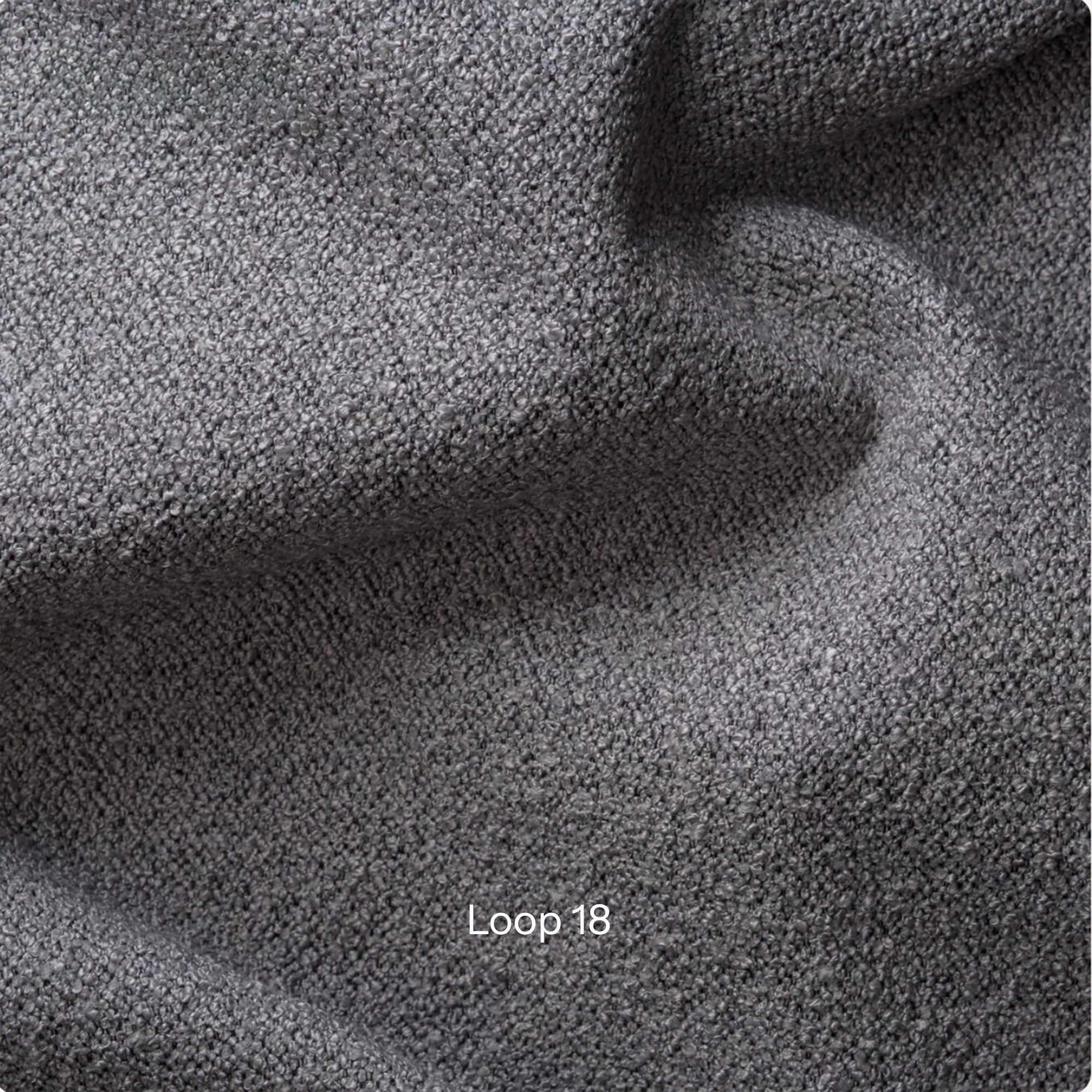 Kampinė miegamoji sofa DELINA Bouclé 275 cm