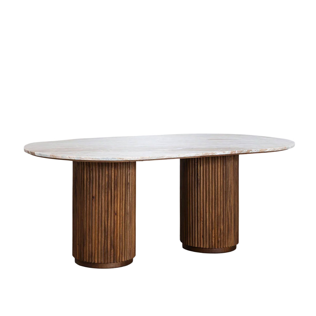 Stalas MARLINO oval 200x100 cm