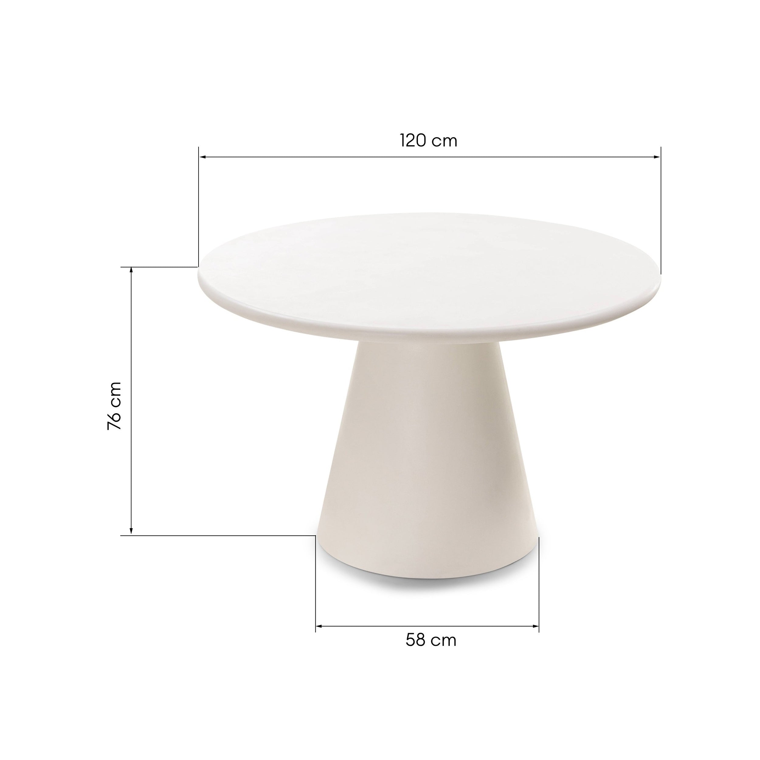 Stalas AURA Ø 120 cm