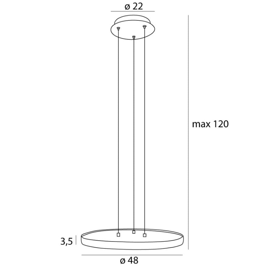 MAXLIGHT VIK P0556 pakabinamas šviestuvas