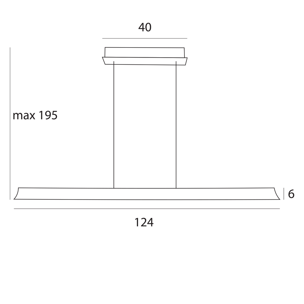 MAXLIGHT Jo-Jo SIMPLE pakabinamas šviestuvas