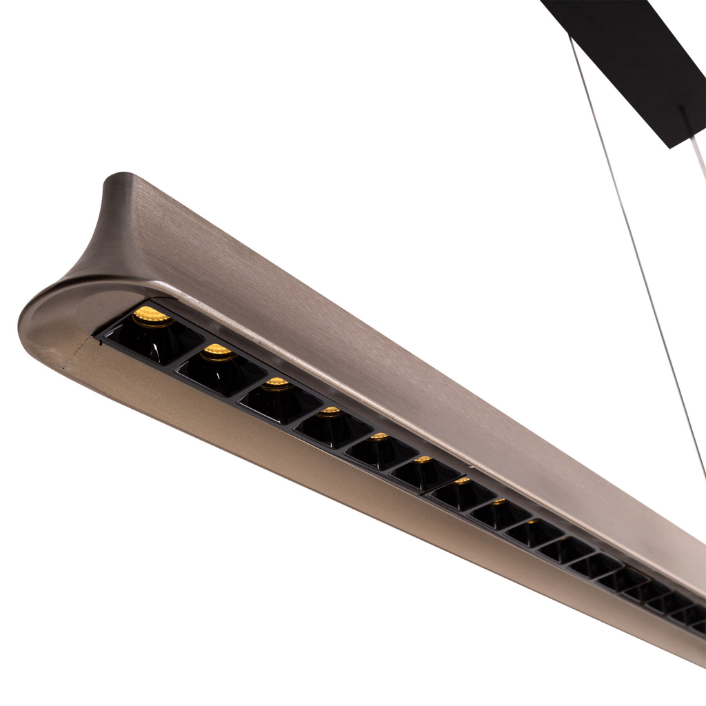 Matinės pilkos apdailos Maxlight gamintojo pakabinamas šviestuvas JO-JO su LED šviesa