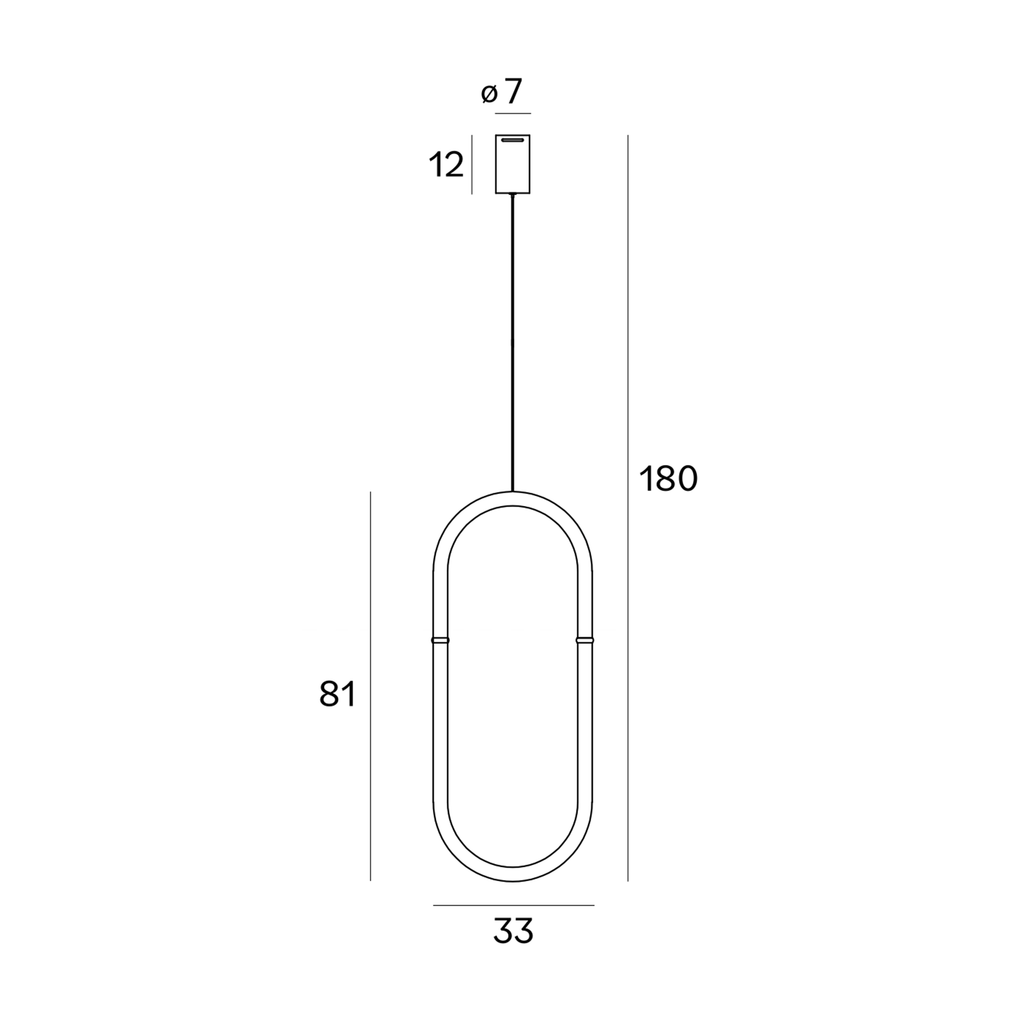 MAXLIGHT OLIVIA I P0429D pakabinamas šviestuvas