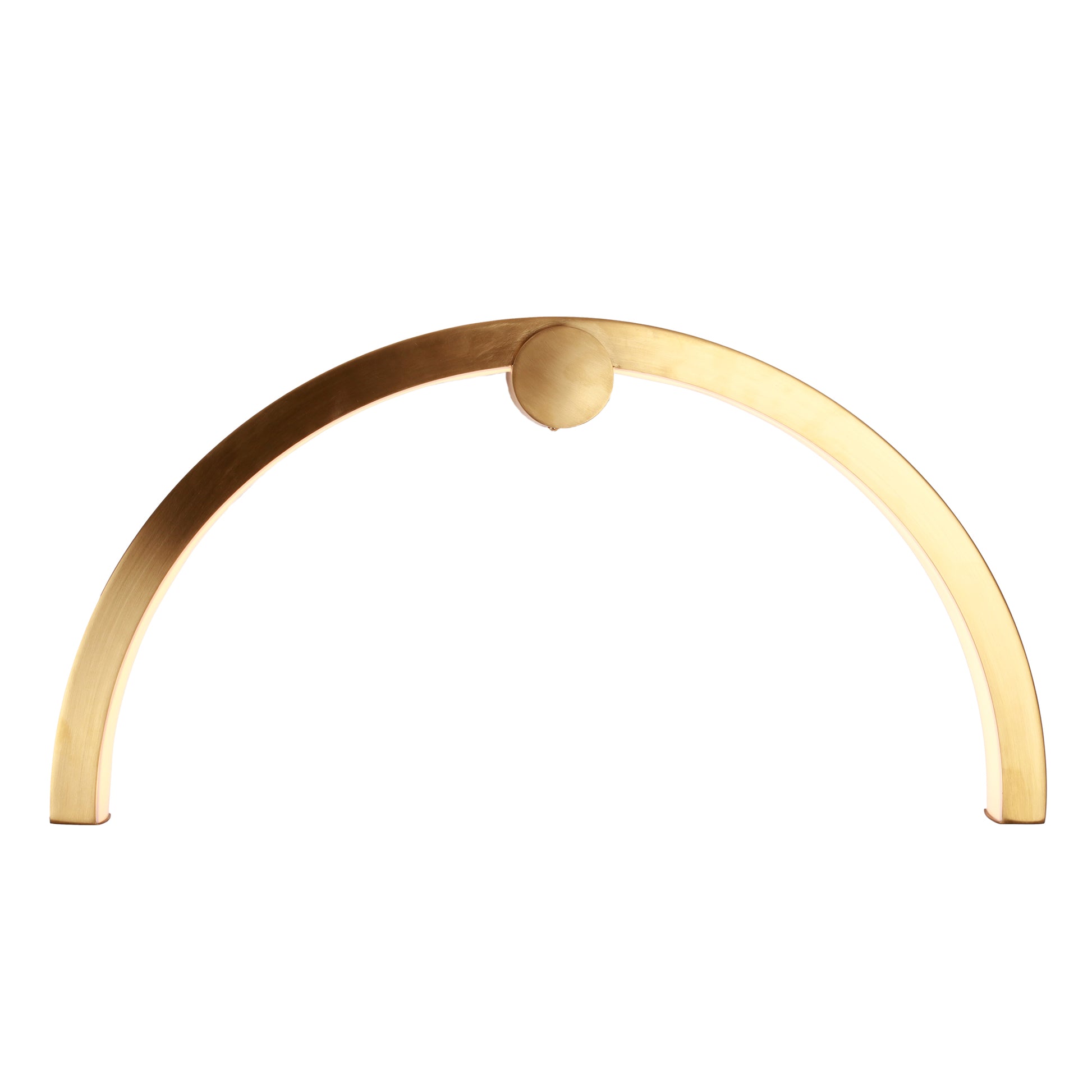 maxlight trio arc w0336 šlifuoto aukso apdailos sieninis šviestuvas lenktų formų 
