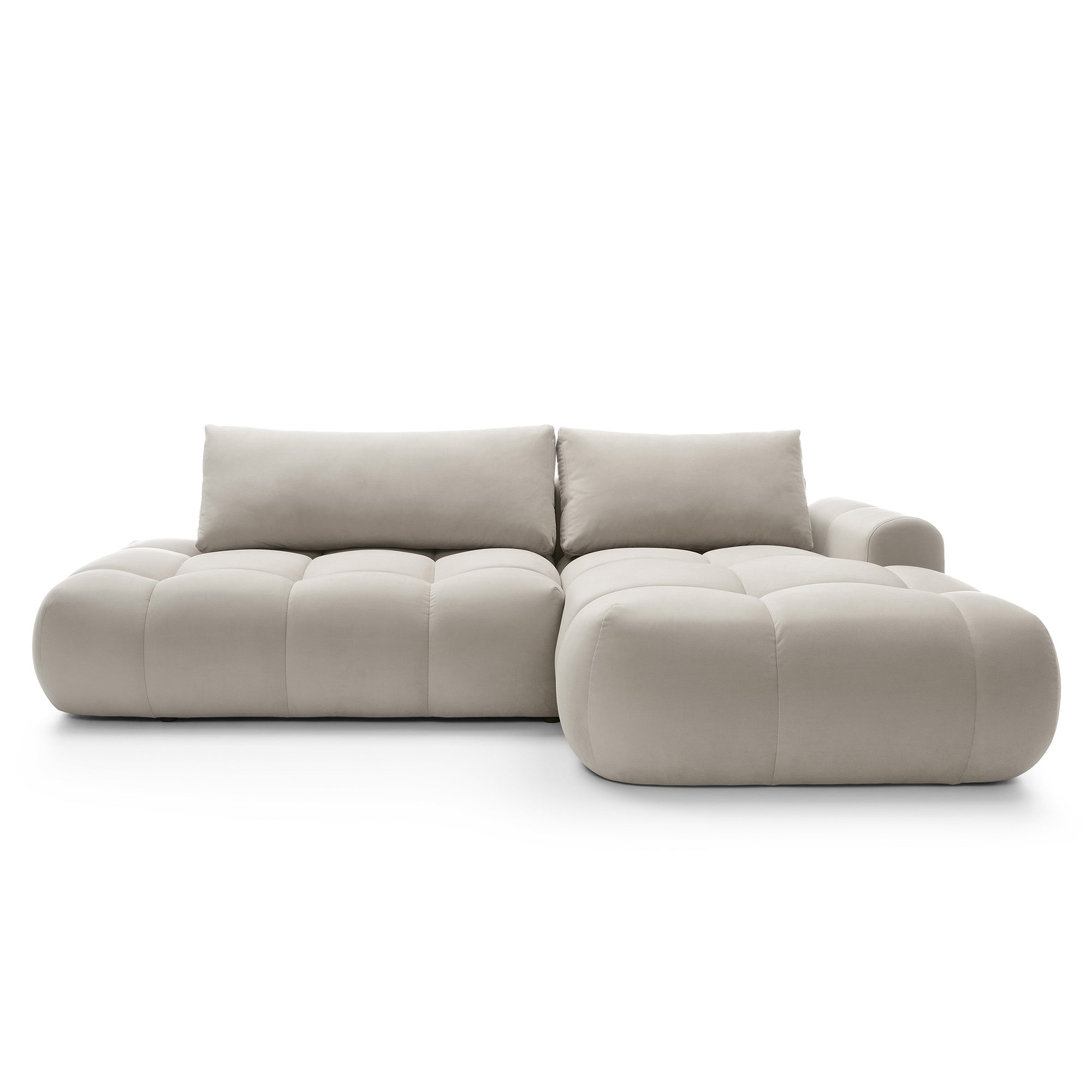 Kampinė miegamojo sofa MOBO Velour 284 cm