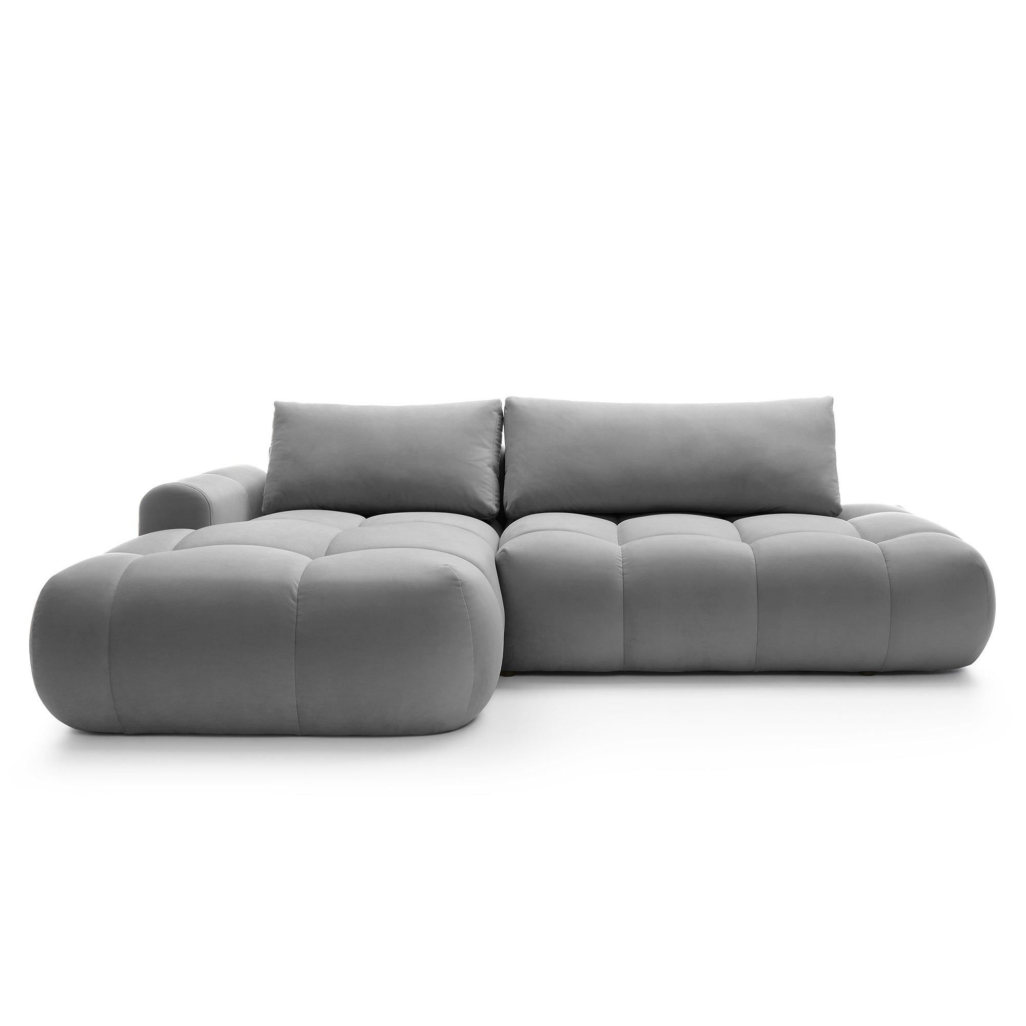 Kampinė miegamojo sofa MOBO Velour 284 cm