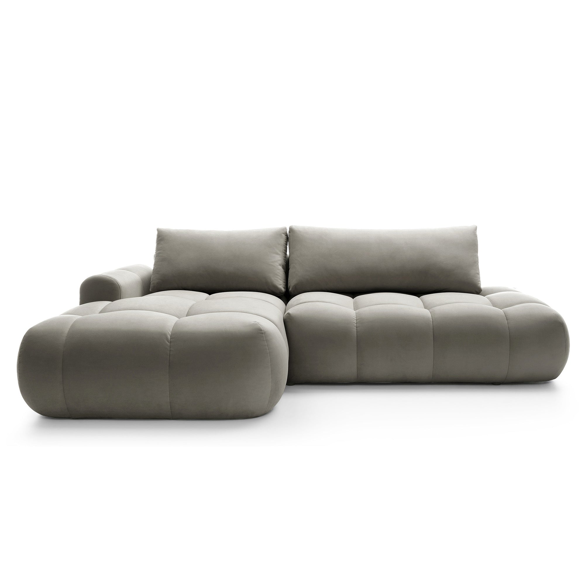 Kampinė miegamojo sofa MOBO Velour 284 cm