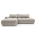 Kampinė miegamojo sofa MOBO Velour 284 cm